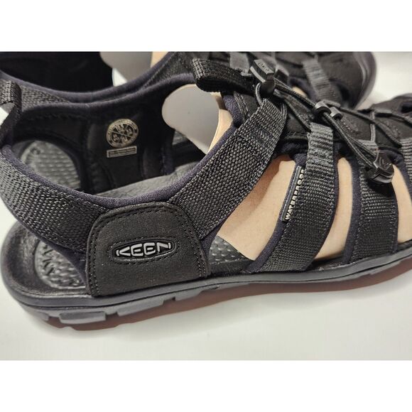KEEN Clearwater CNX Men’s Sandals 10.5 Triple Black Waterproof main image 4